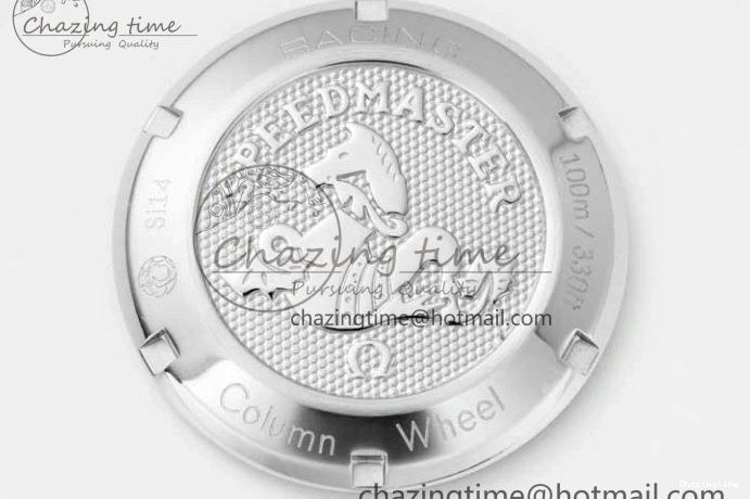 0217 Speedmaster Racing Master SS HKF Best Edition Black Dial on SS Bracelet A Versatile 7810